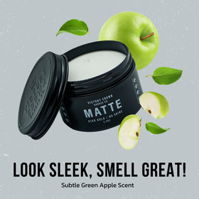 Box packaging of Victory Crown Matte Pomade communicates premium grooming