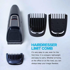 Vicue 2mm guide comb for Multigroom enables clean, short stubble looks.