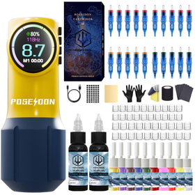 Vidattx Poseidon tattoo kit pen overview for wireless control