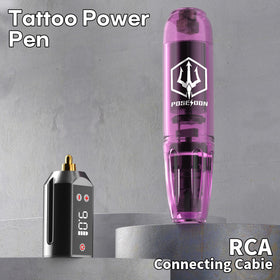 Vidattx Poseidon tattoo pen side view showing compact, ergonomic design for comfortable use.