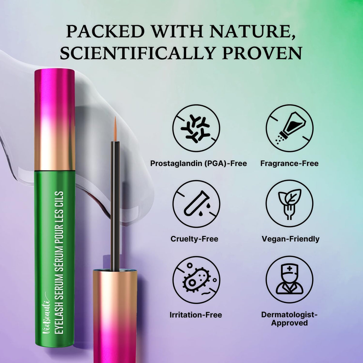 VieBeauti serum absorbs quickly after nightly application.