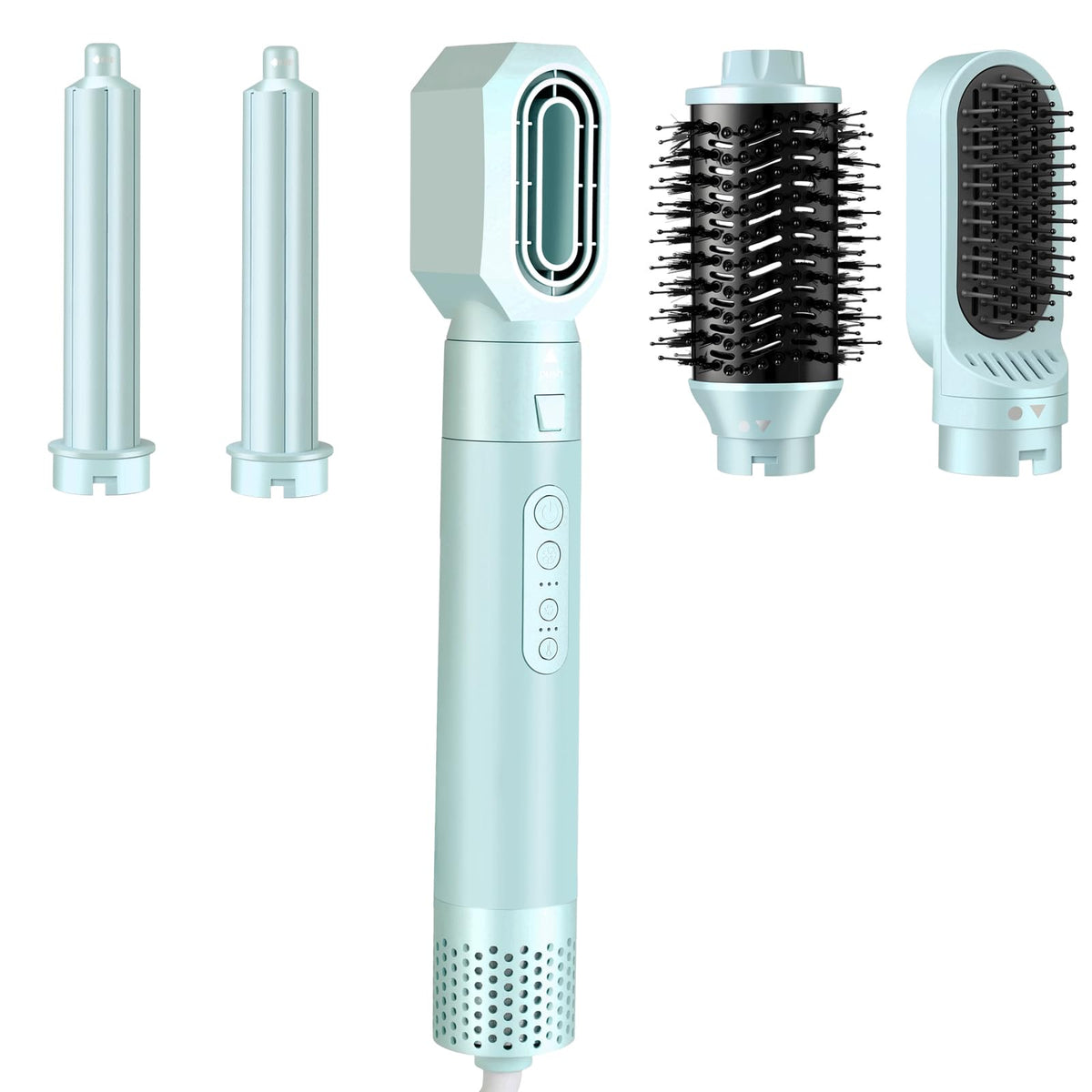 Vietora Eud high-speed 5-in-1 hair styler dries quickly and styles with versatile attachments.