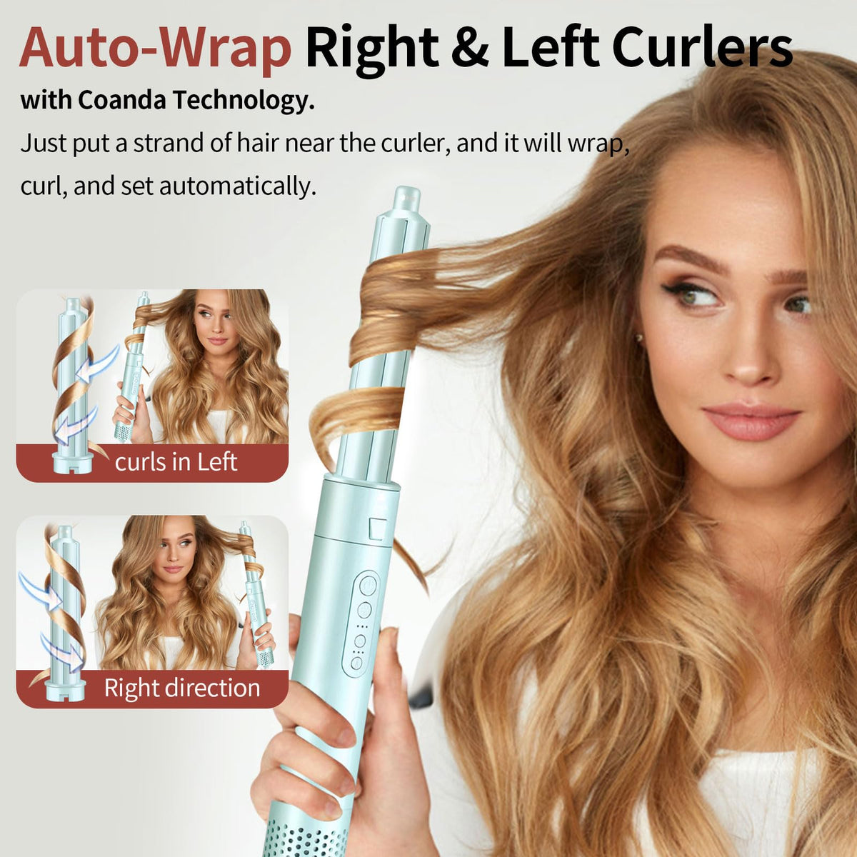 Vietora Eud straightening brush smooths and polishes for sleek finishes.