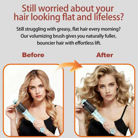 Vietora Eud volumizing brush lifts roots for natural body.