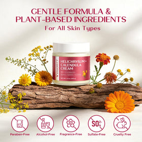 Vigority Calendula Cream with bakuchiol and squalane supports balanced hydration