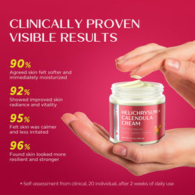 Vigority Calendula Cream packaging highlights fragrance-free, gentle daily care