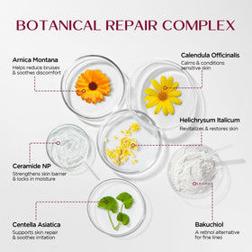 Vigority Helichrysum balm being massaged onto face and hands for daily moisture
