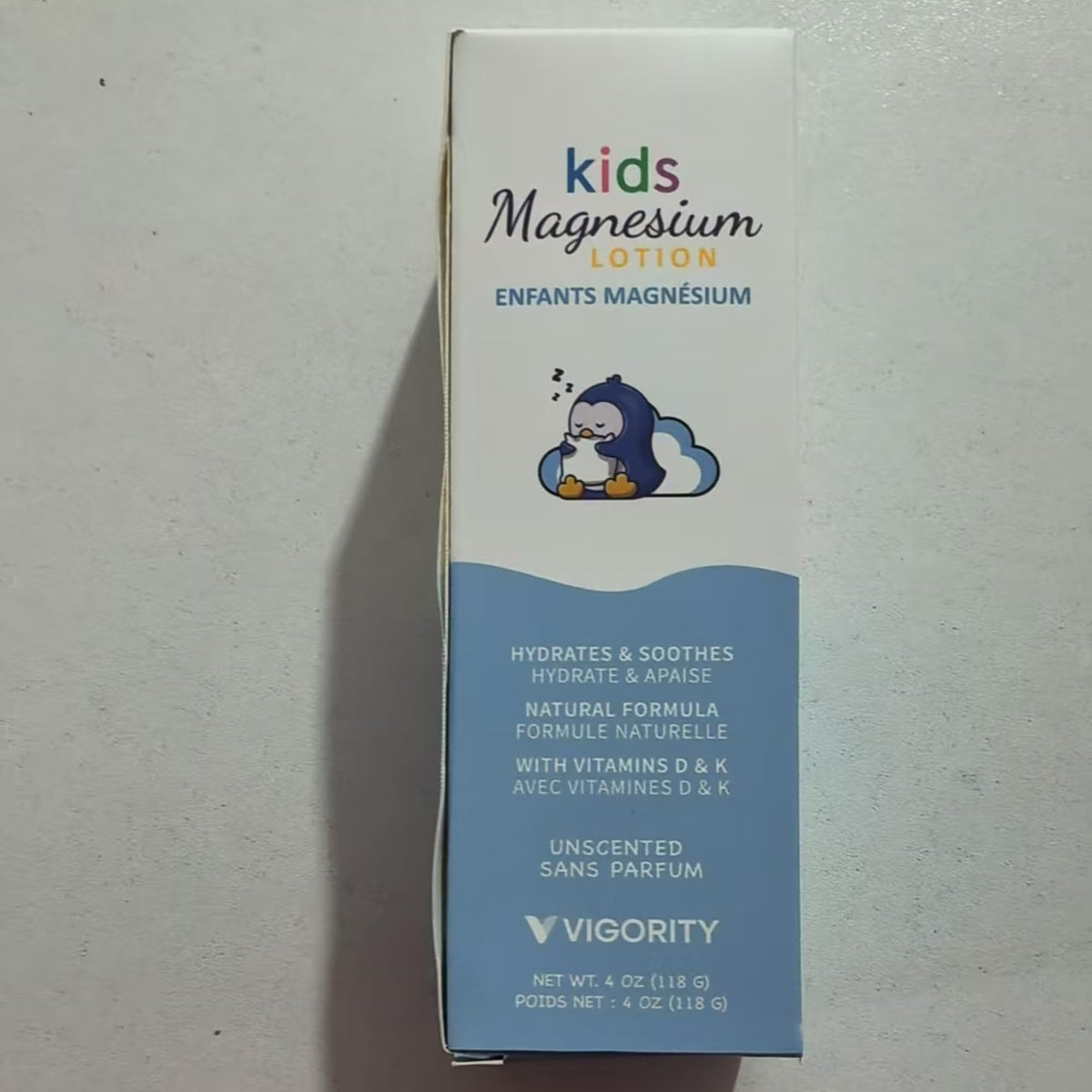 Vigority magnesium lotion quick absorbing no greasy residue after nightly use