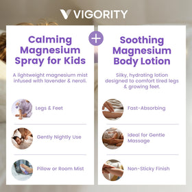 Vigority Sleep Spray mist on skin for a soothing bedtime ritual