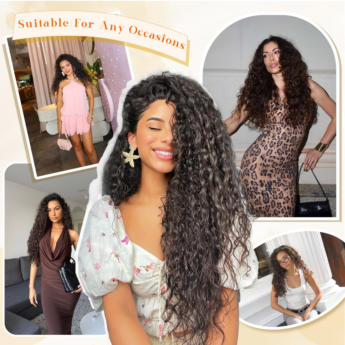 Vigorous clip-ins designed for quick daily styling and wear.