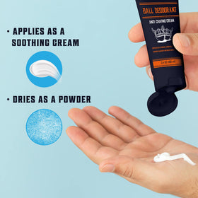 Viking Revolution rice starch absorbs moisture and reduces friction.