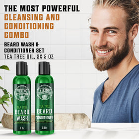 Viking Revolution Argan Oil and Vitamin E ingredients, supports moisturized, healthier-looking beard.