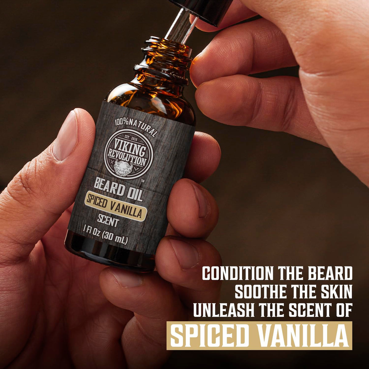 Viking Revolution Beard Care Duo Kit packaging showcases complete grooming set.