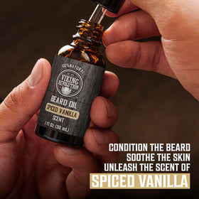 Viking Revolution Beard Care Duo Kit packaging showcases complete grooming set.