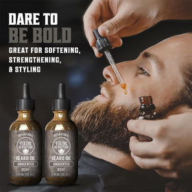 Viking Revolution beard oil with argan and jojoba ingredients and natural shine