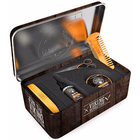 Viking Revolution double-sided pocket comb close-up for versatile grooming.