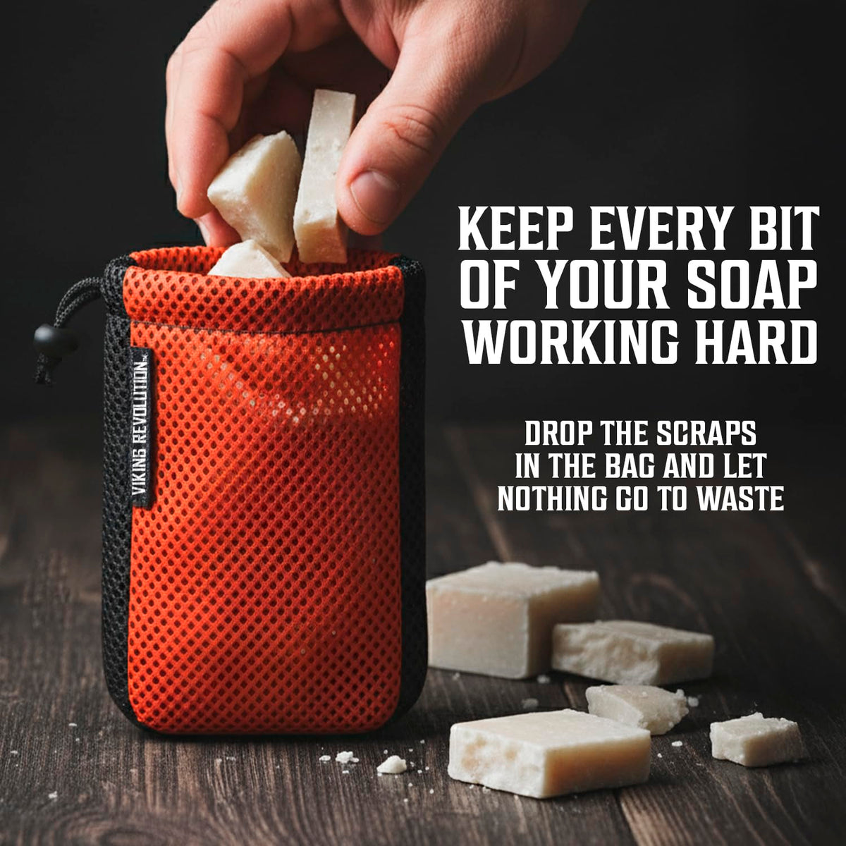 Viking Revolution easy-clean design, reusable pouch for quick rinse and hang-dry