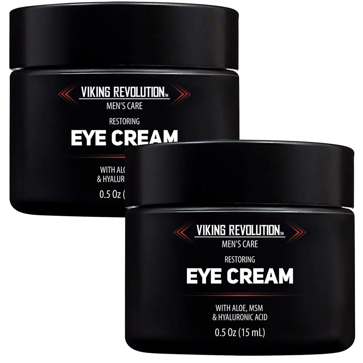 Viking Revolution eye cream bottle for men, hydrating under the eyes.