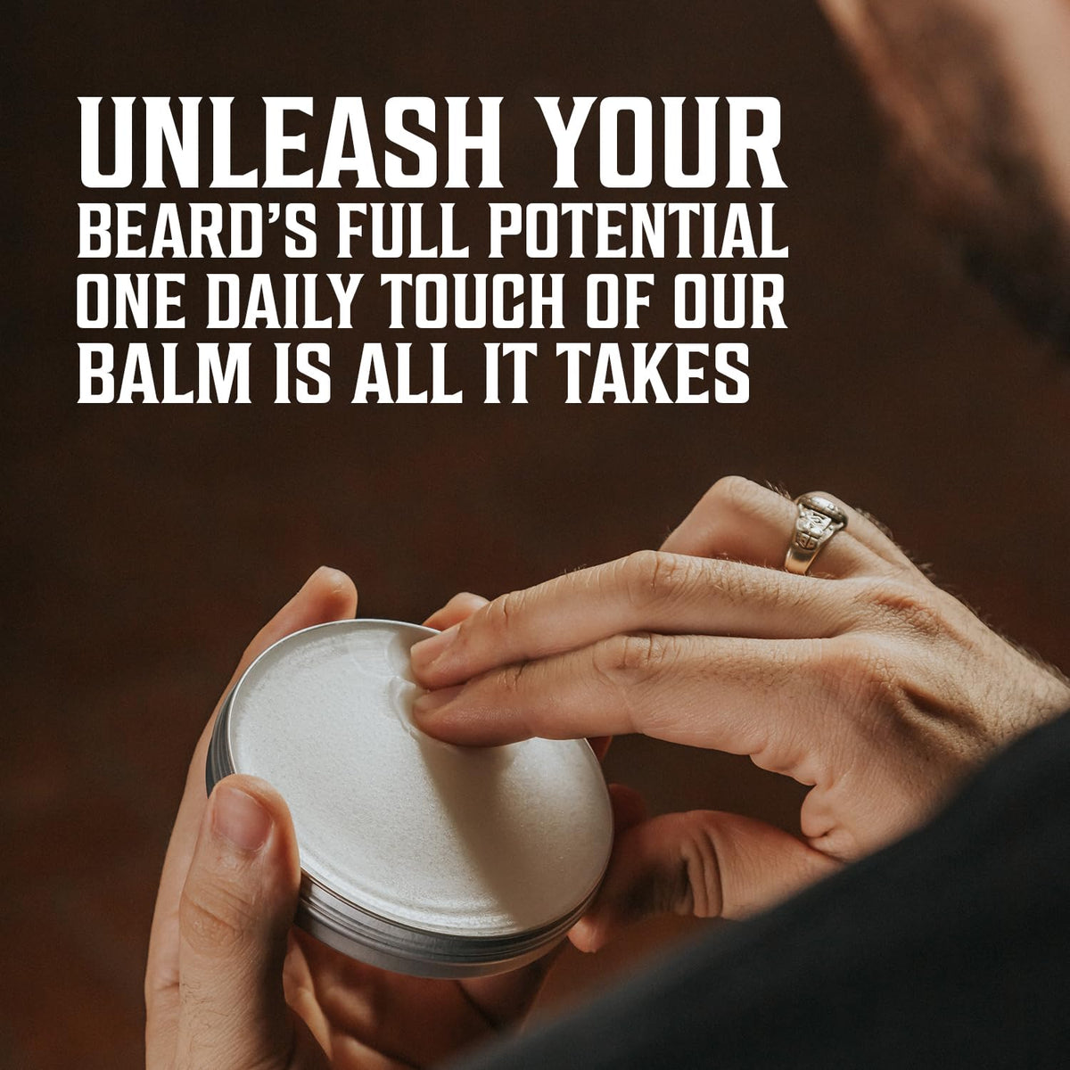 Viking Revolution gift-pack front view highlighting four beard balms.