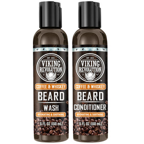 Viking Revolution Gift Set image suggests a premium beard care gift.