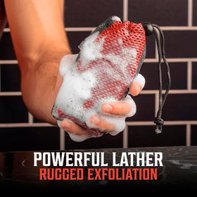 Viking Revolution hang to dry feature, keeps bathroom organized after showers