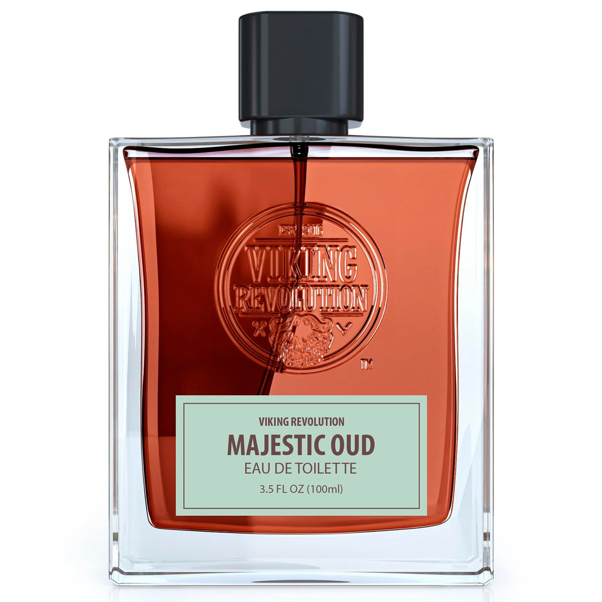 Viking Revolution Majestic Oud bottle shown for premium daily confidence