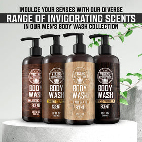 Viking Revolution Men’s shower routine with Palo Santo for a refreshing upgrade