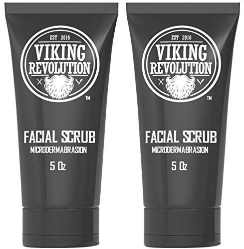 Viking Revolution microdermabrasion face scrub packfront for an easy daily routine.