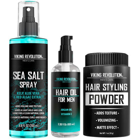 Viking Revolution Sea Salt Spray bottle delivering beachy texture and natural lift