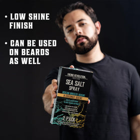 Viking Revolution 8.8oz bottle supports extended styling sessions.