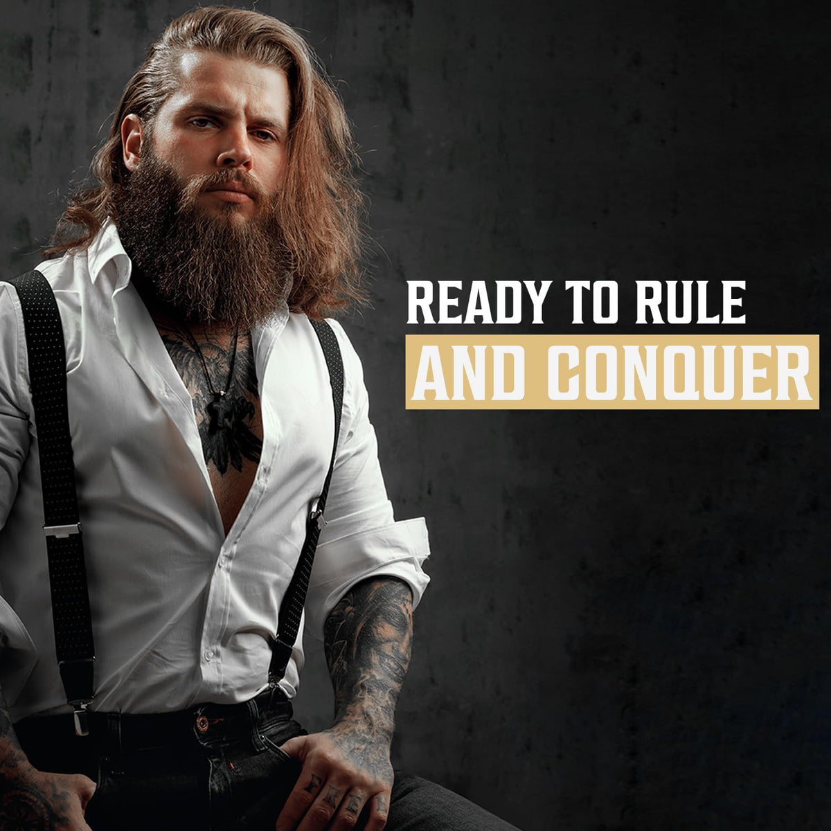 Viking Revolution 17 oz bottle for long-lasting beard care in daily use.