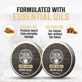Viking Revolution two-pack display with 2oz tins for on-the-go grooming