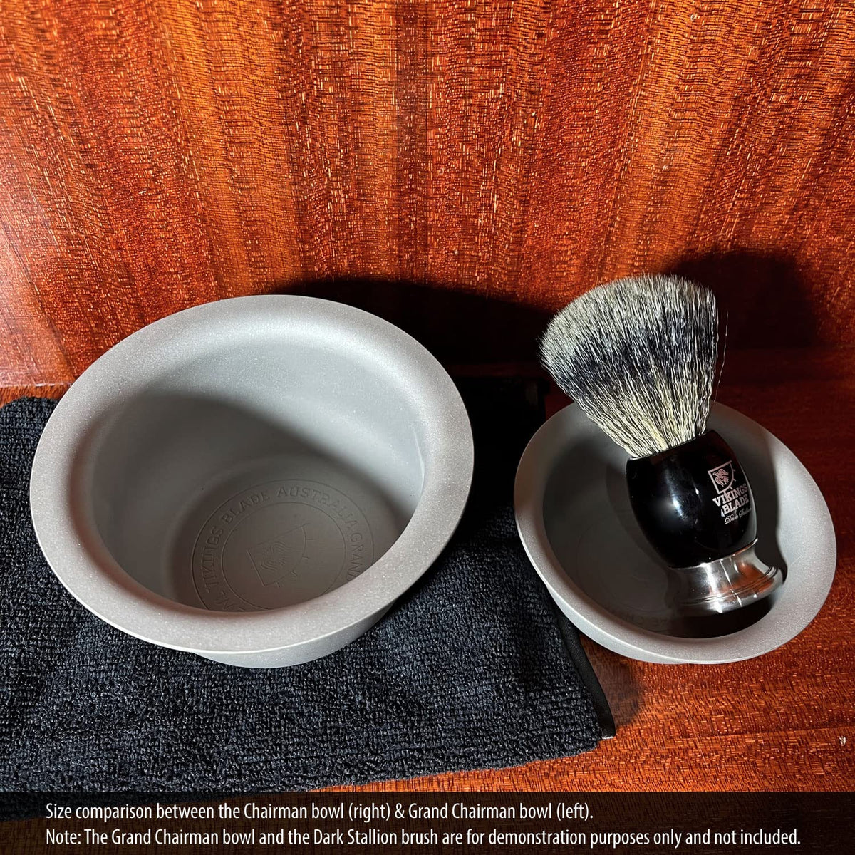 Vikings Blade Shaving Bowl matches the full Vikings Blade set for a cohesive routine.