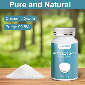 Viktairy salicylic acid powder ready for DIY cleansers and toners for gentle skin refreshment