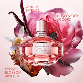 Viktor&Rolf Flowerbomb Nectar bottle cap close-up highlighting design