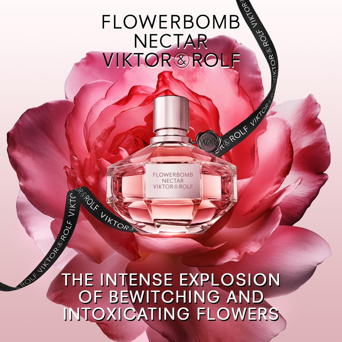 Viktor&Rolf Flowerbomb Nectar bottle close-up for premium fragrance experience