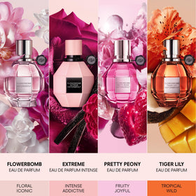 Viktor&Rolf Flowerbomb Pretty Peony cap design with premium branding.