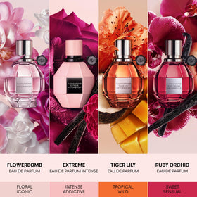 Note harmony of vanilla and peach in Flowerbomb Ruby Orchid