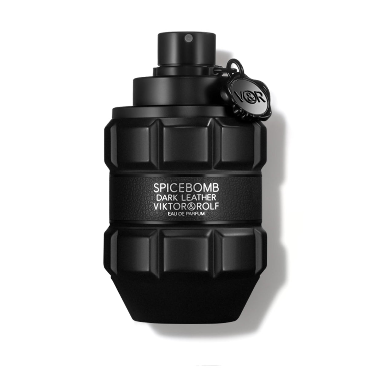 Viktor&Rolf Spicebomb Dark Leather bottle front highlighting bold masculine packaging for evening wear.