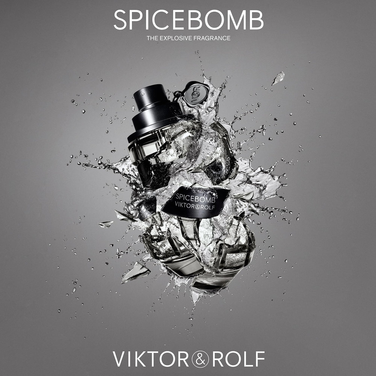Viktor&Rolf Spicebomb EDT bottle side view highlighting leather and tobacco notes for evenings