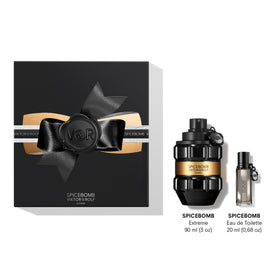 Viktor&Rolf Spicebomb Eau de Toilette full-size bottle on display