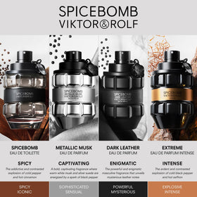 Viktor&Rolf Spicebomb Metallic Musk lifestyle scene showing confident wear