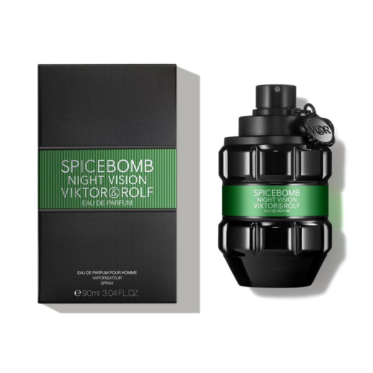 Viktor&Rolf Spicebomb Nightvision cap highlighting premium packaging