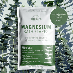 Foot soak setup using Village Naturals Therapy flakes after activity