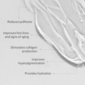 VILLAGE11FACTORY Hydro Boost Caffeine Eye Serum texture close-up looks lightweight
