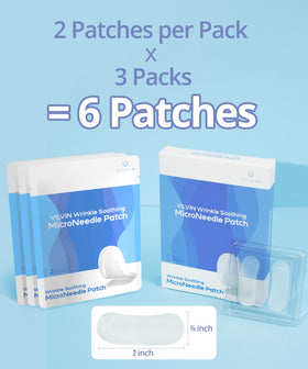 Vilvin microdart patches featuring tea tree for a soothing sensation.