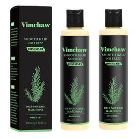 Vimchaw Rosemary shampoo bottle close-up for scalp cleansing and plant-based care.