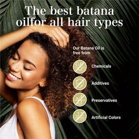 VIMOZA Batana Oil easy hair care routine for all hair types