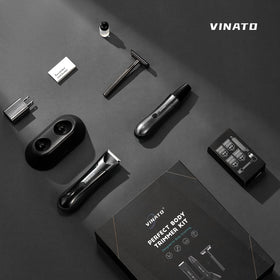 VINATO cleaning brush with clipper oil for easy tool maintenance.
