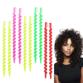 VinBee 112-spiral curlers pack for versatile at-home styling.